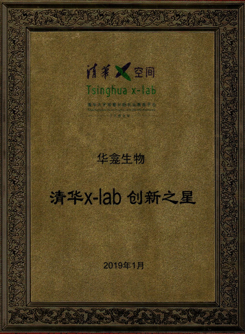 2019年清华X-lab 创新之星